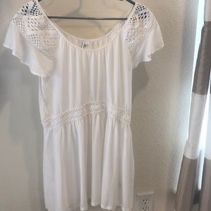 Ripcurl Solana white cover up/swim dress